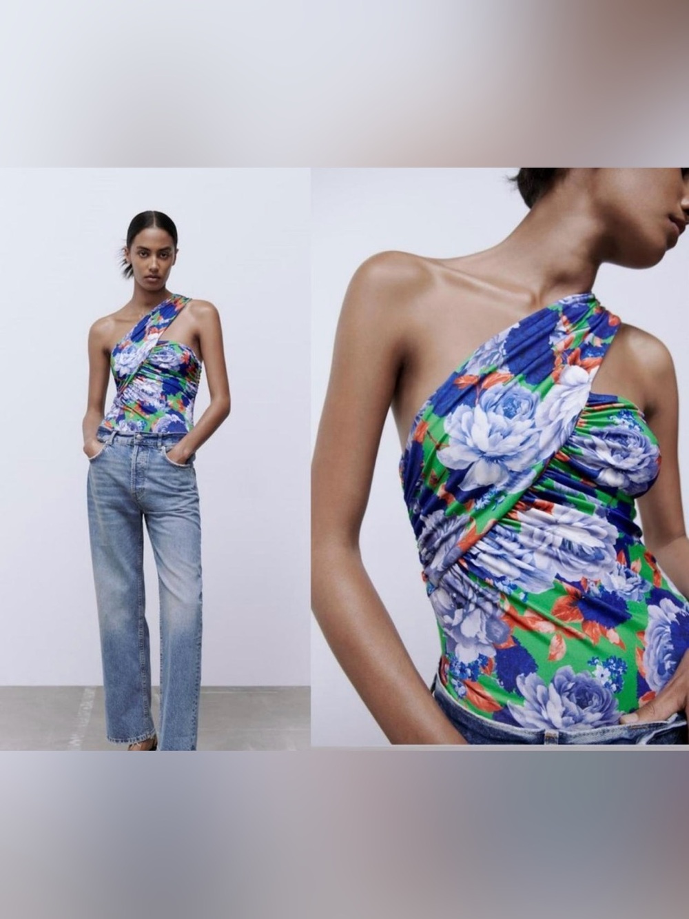 Zara floral top
